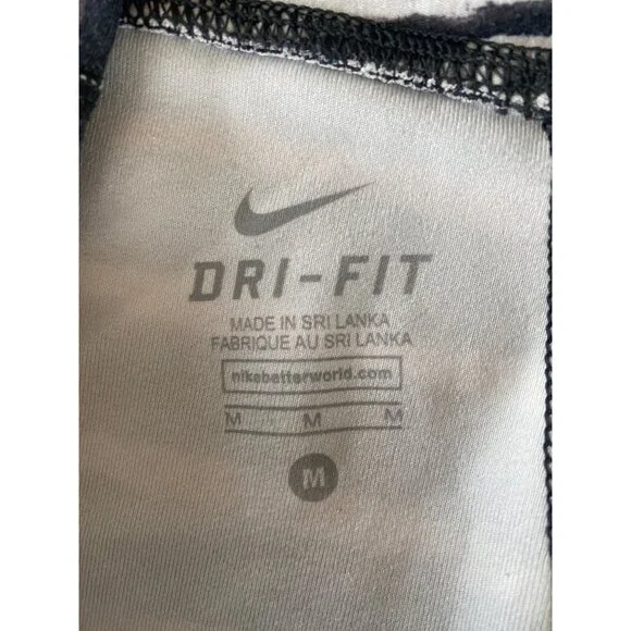 Nike One Legend Stripe Capri Leggings Black White Zebra Women's Medium - Picture 8 of 11